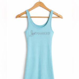 Victoria’s Secret Rhinestone Just Married Tank Top